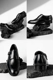 Men's Handcrafted Apron-Toe Slip-On Loafers – Cognac Brown