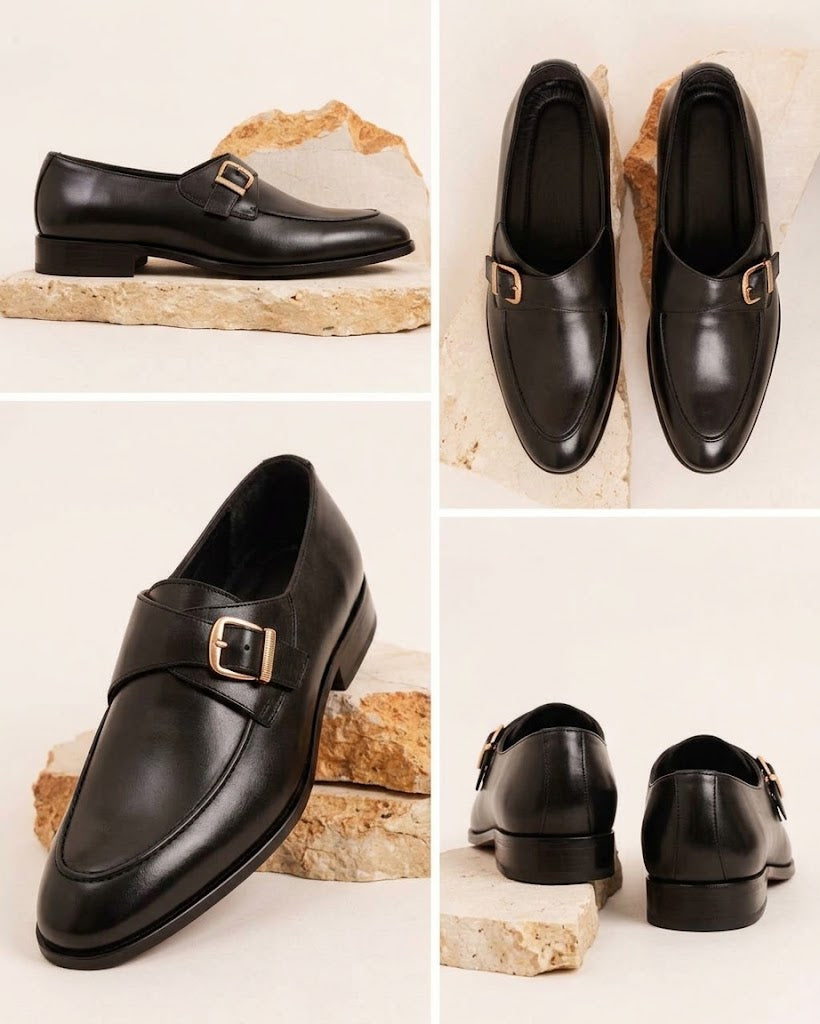 The Westminster: Burnished Walnut Apron-Toe Double Monk Strap