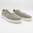 Grey Suede Low-Top Sneakers