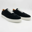 Grey Suede Low-Top Sneakers